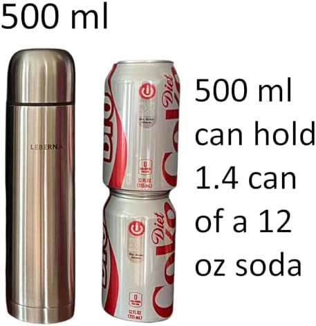 Small stainless steel vacuum coffee thermos — photo 2