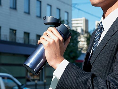 Smoky blue wide mouth stainless mug 16 oz — photo 4