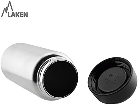Blue stainless steel wide mouth 17 oz bottle — photo 3