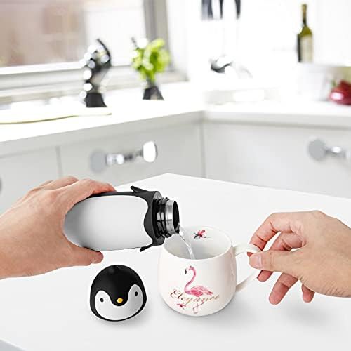 Black Penguin Stainless Steel Vacuum Flask — photo 3