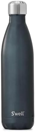 Blue suede leakproof sports bottle 24oz