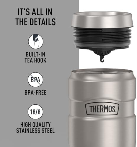 Matte steel vacuum insulated travel tumbler 16oz — photo 4