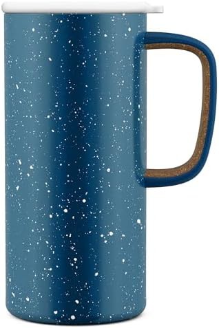 Avalon blue insulated stainless travel mug 18 oz