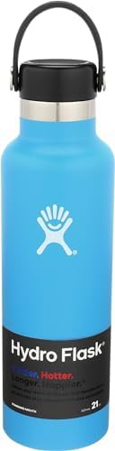 Standard mouth bottle with flex cap 21 oz