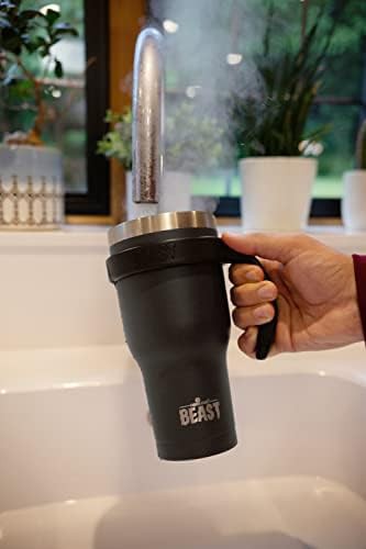 Matte black Beast travel tumbler 20 oz — photo 5