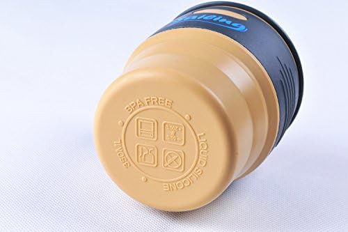 Collapsible silicone travel cup in khaki 12 oz — photo 3