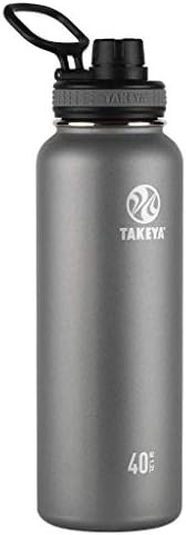 Graphite vacuum insulated stainless steel bottle 40 oz