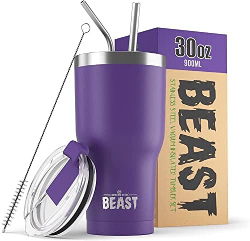 Purple Beast stainless tumbler 30 oz