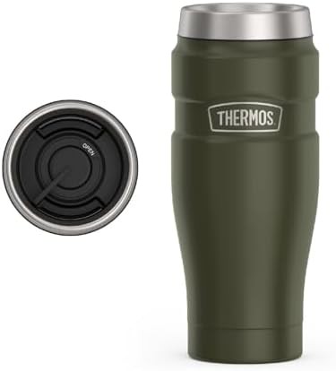 Army green King stainless steel tumbler 16oz