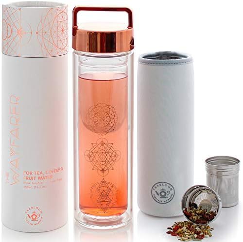 Wayfarer Insulated Glass Tumbler with Steel Infuser