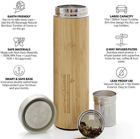 Naturalist Bamboo Insulated Travel Tumbler 17 oz — photo 3