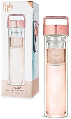 Pinky Up Dylan Travel Infuser Mug Rose Gold 16 oz