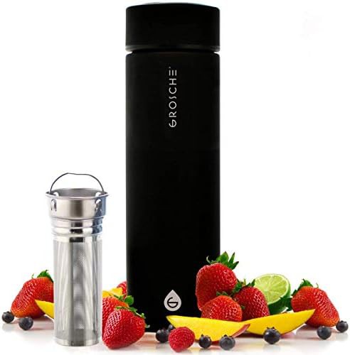Black Soft Touch Extra Long Infuser Bottle