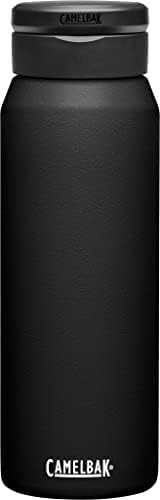 Black sports water bottle 32oz