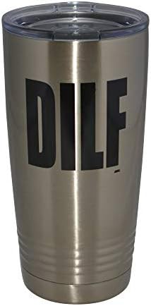 Funny dilf work 20 oz travel tumbler