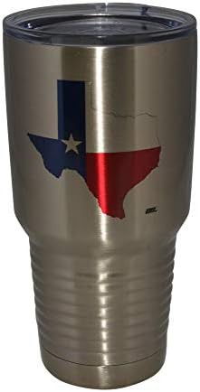 Texas flag 30 oz travel tumbler