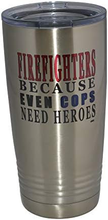 Funny firefighter heroes 20 oz travel tumbler