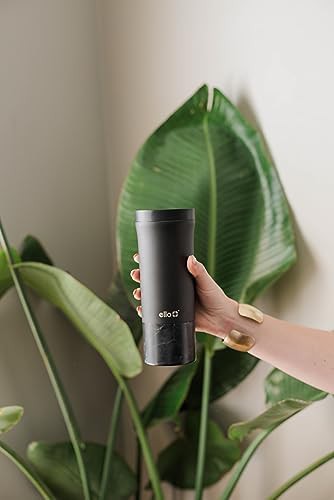 Black insulated stainless travel mug 16 oz — photo 5