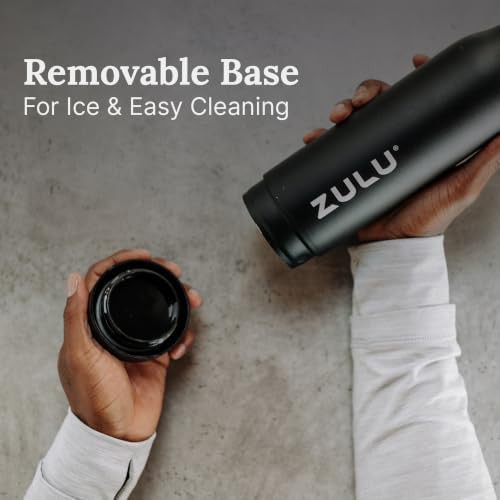 Black insulated stainless steel chug bottle 24 oz — photo 3
