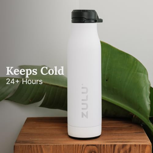 Black insulated stainless steel chug bottle 24 oz — photo 5