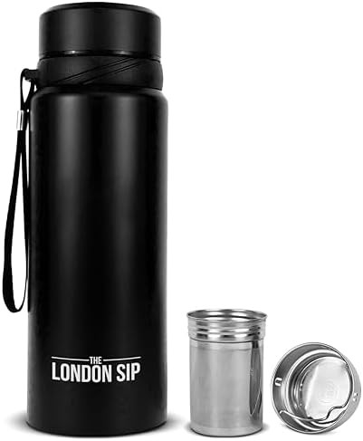 Zen black infuser flask 25 oz