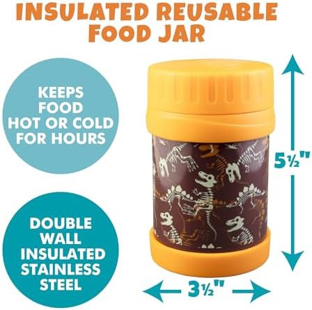 Insulated stainless steel food jar for kids — photo 3