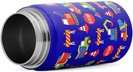 Construction pattern kids water bottle 14 oz — photo 4