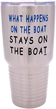 Funny fishing 30 oz travel tumbler