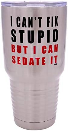 Funny sedate it 30 oz large travel tumbler