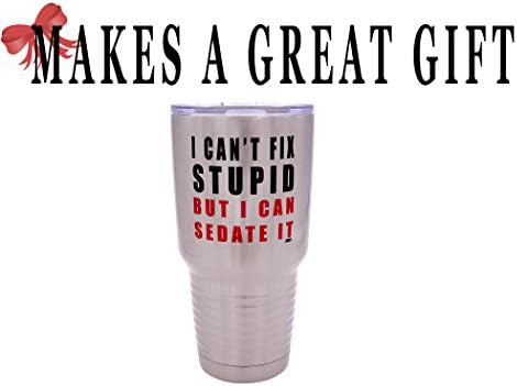 Funny sedate it 30 oz large travel tumbler — photo 4