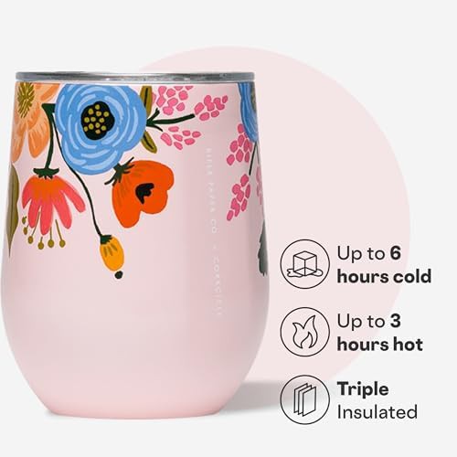 Blush Lively Floral Insulated Tumbler 12 oz — photo 3