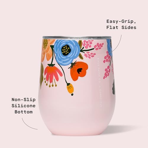 Blush Lively Floral Insulated Tumbler 12 oz — photo 4