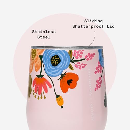 Blush Lively Floral Insulated Tumbler 12 oz — photo 5