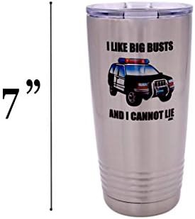 Funny police officer large 20 oz travel tumbler — photo 5