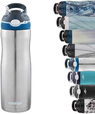 Ashland Chill blue straw water bottle 590 ml