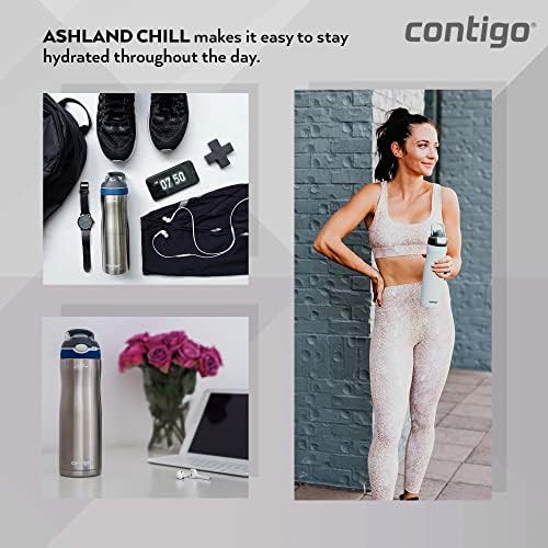 Ashland Chill blue straw water bottle 590 ml — photo 3
