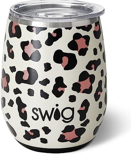 Luxy Leopard 14oz Stemless Wine Tumbler