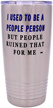 Funny people person 20 oz travel tumbler