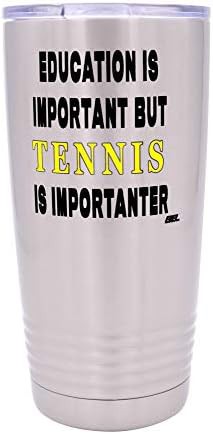 Funny tennis player 20 oz travel tumbler