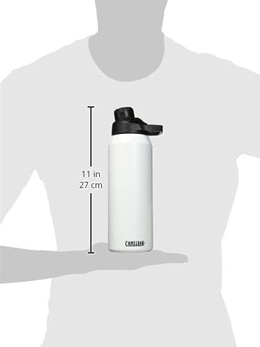 White stainless steel gym bottle 32 oz — photo 3
