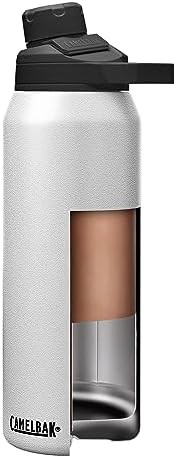 White stainless steel gym bottle 32 oz — photo 4