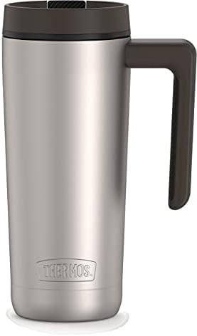 Matte steel espresso stainless steel mug 18oz