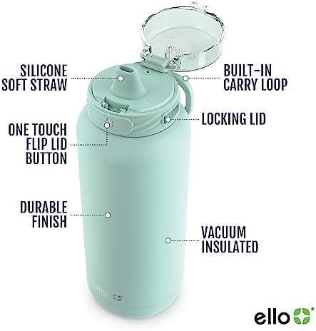 Yucca green stainless steel water bottle 22 oz — photo 3
