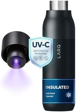 Purevis insulated stainless steel sports bottle