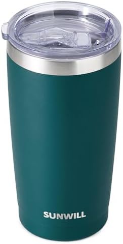 Brushed steel 20 oz insulated tumbler