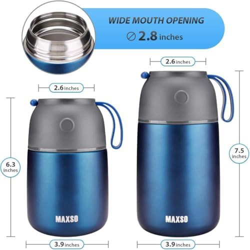 Dark blue soup thermo two pack set — photo 4