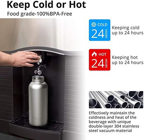 Wide mouth vacuum insulated sports bottle — photo 4