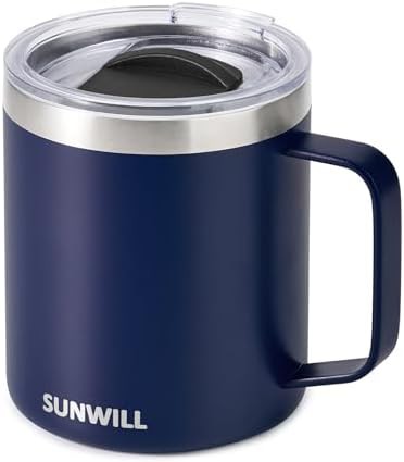 Coffee mug with splash proof lid