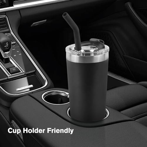 Black 22 oz Vacuum Insulated Tumbler — photo 3