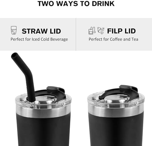 Black 22 oz Vacuum Insulated Tumbler — photo 4